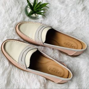 MSPERRY Seaport Penny Tri-Tone Loafer